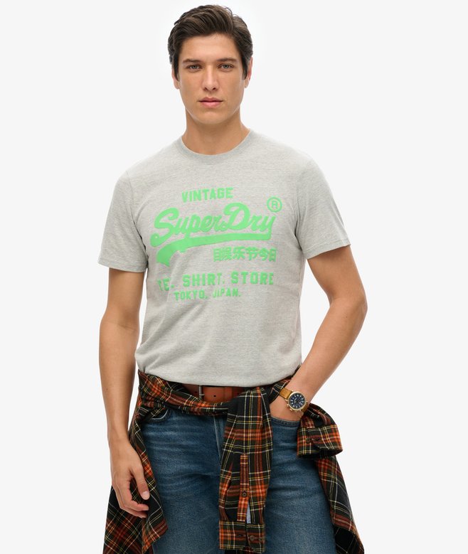 superdry Neon Vintage Logo T-Shirt