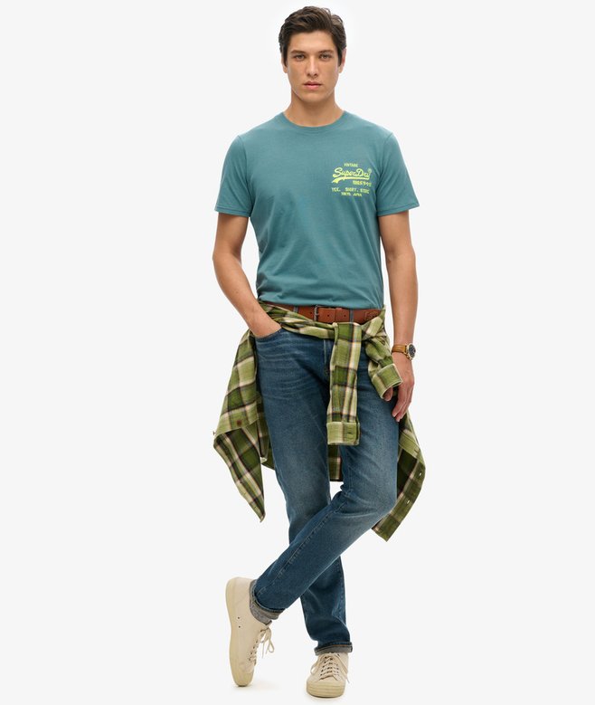 Superdry Neon Vintage Logo T-Shirt