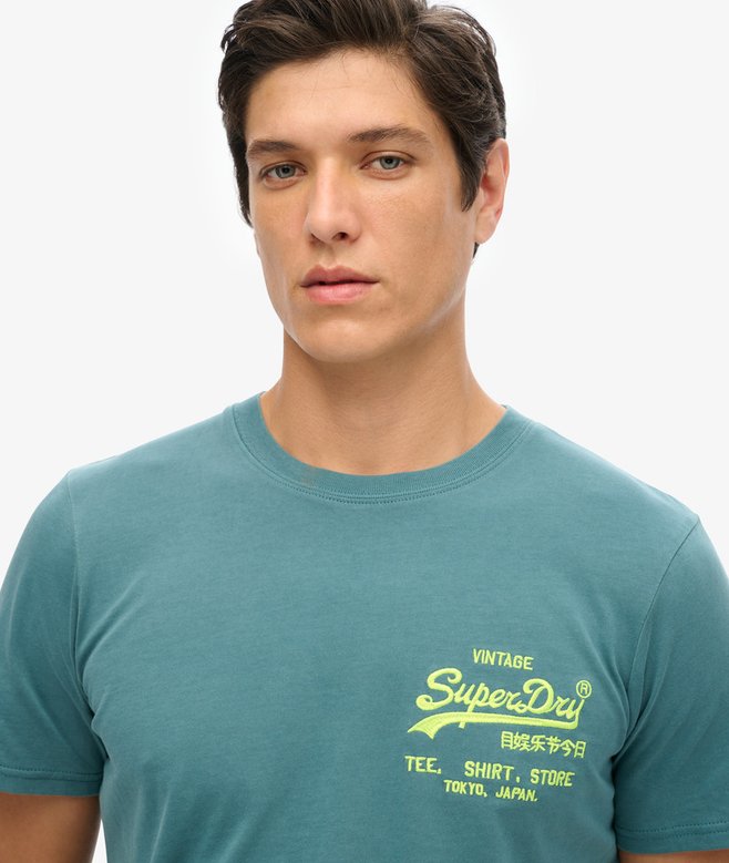 Superdry Neon Vintage Logo T-Shirt