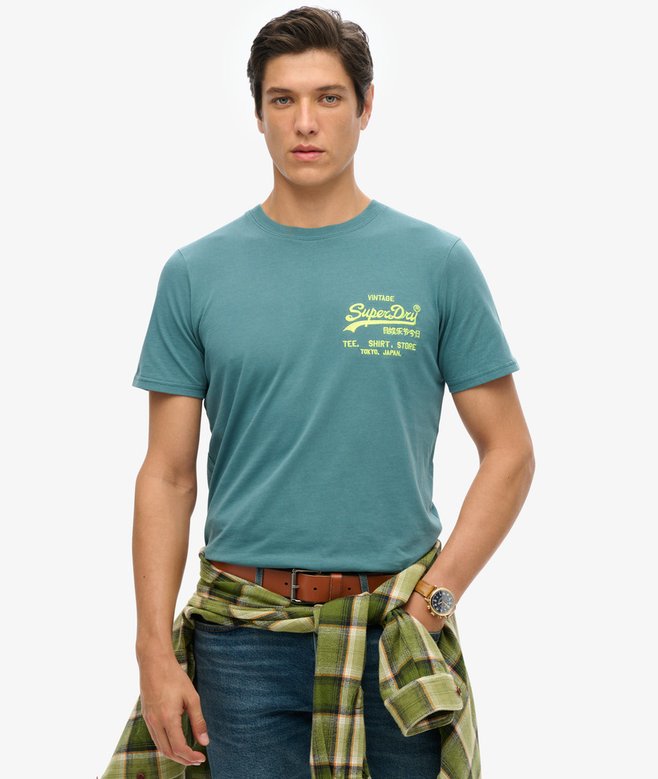 superdry Neon Vintage Logo T-Shirt
