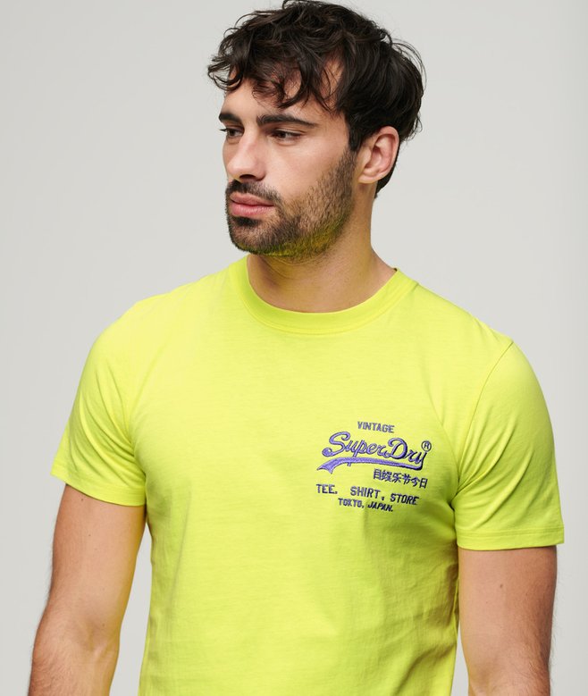 Superdry Neon Vintage Logo T-Shirt