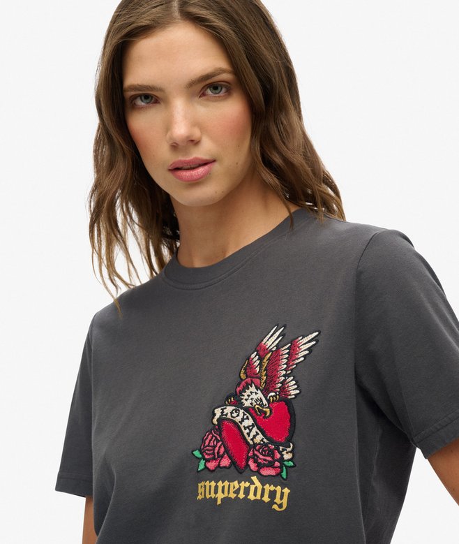 Superdry Old School Tattoo Relaxed T-Shirt