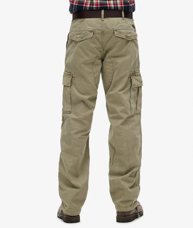 Superdry Organic Cotton Baggy Cargo Pants