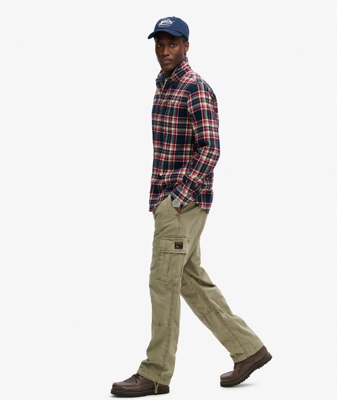 Superdry Organic Cotton Baggy Cargo Pants