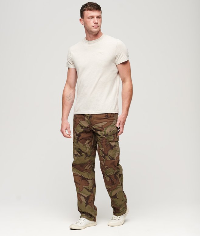 superdry Organic Cotton Baggy Cargo Pants