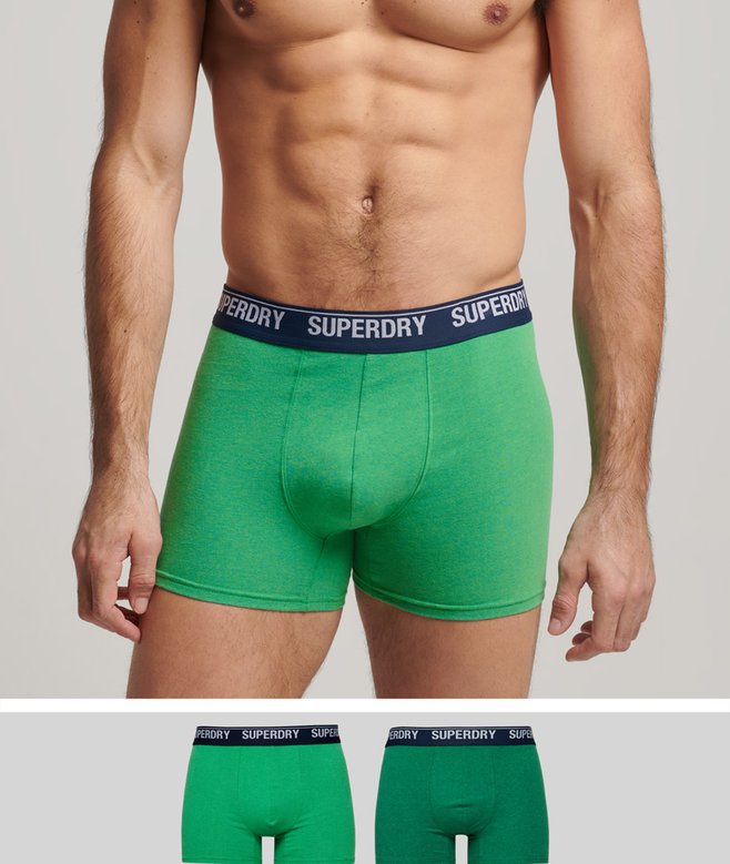 superdry Organic Cotton Boxer Double Pack