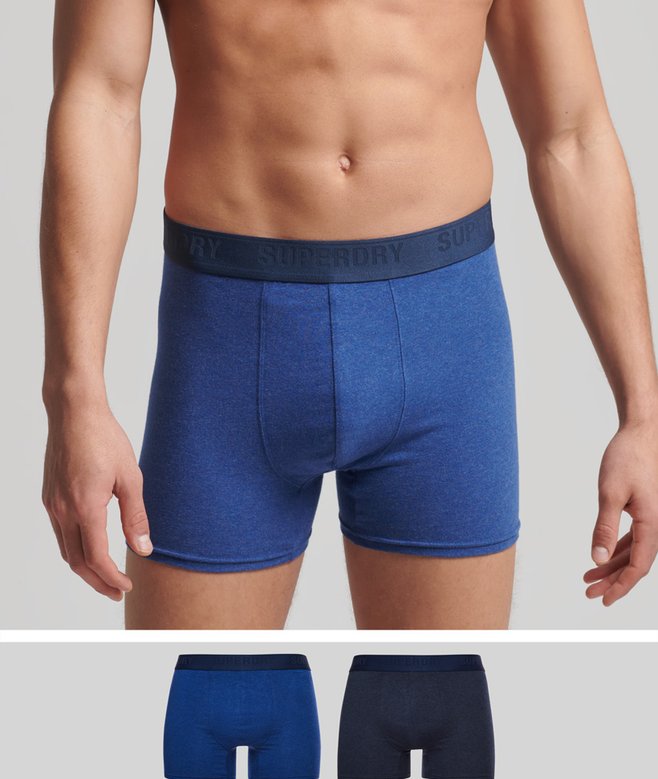 superdry Organic Cotton Boxer Double Pack