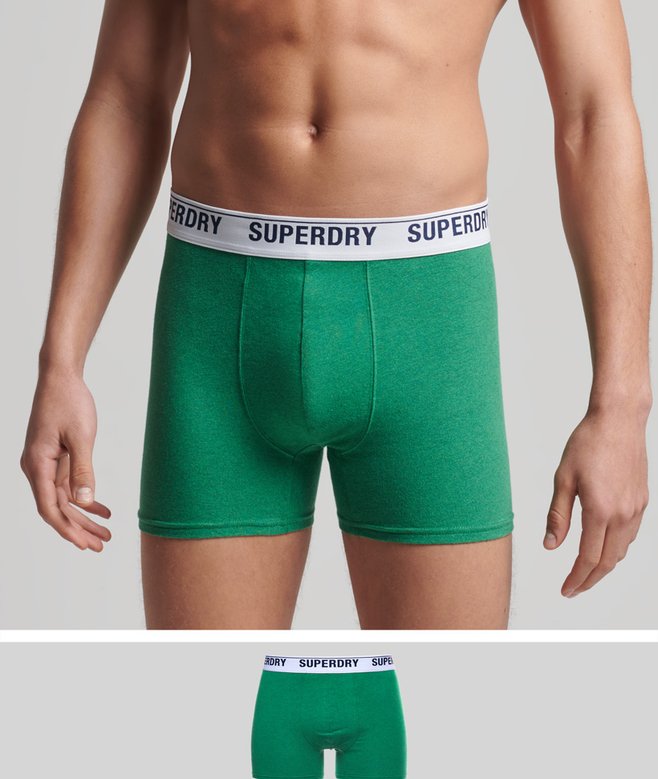 superdry Organic Cotton Boxers Single Pack