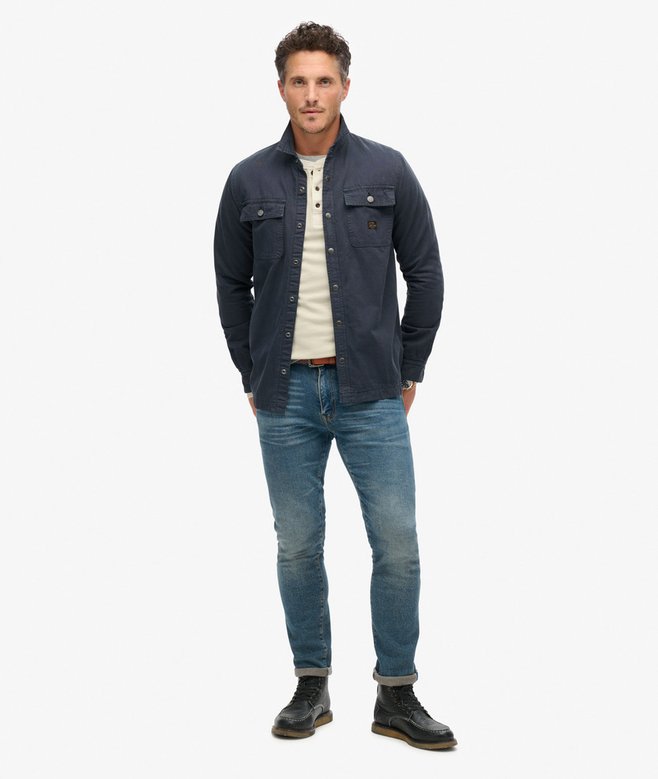 Superdry Organic Cotton Canvas Workwear Overshirt