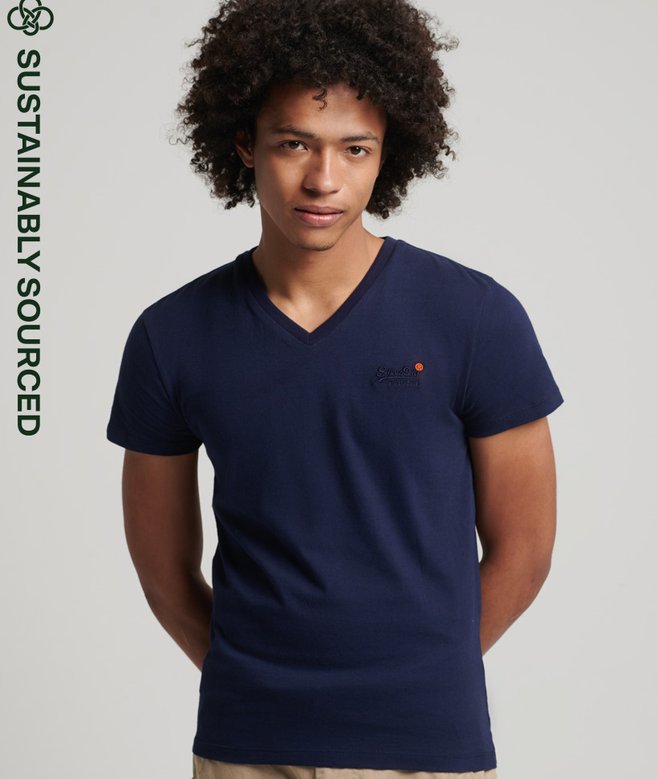 superdry Organic Cotton Classic V-Neck T-Shirt