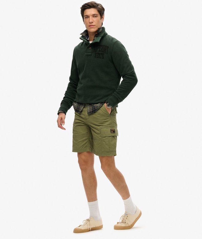 superdry Organic Cotton Heavy Cargo Shorts