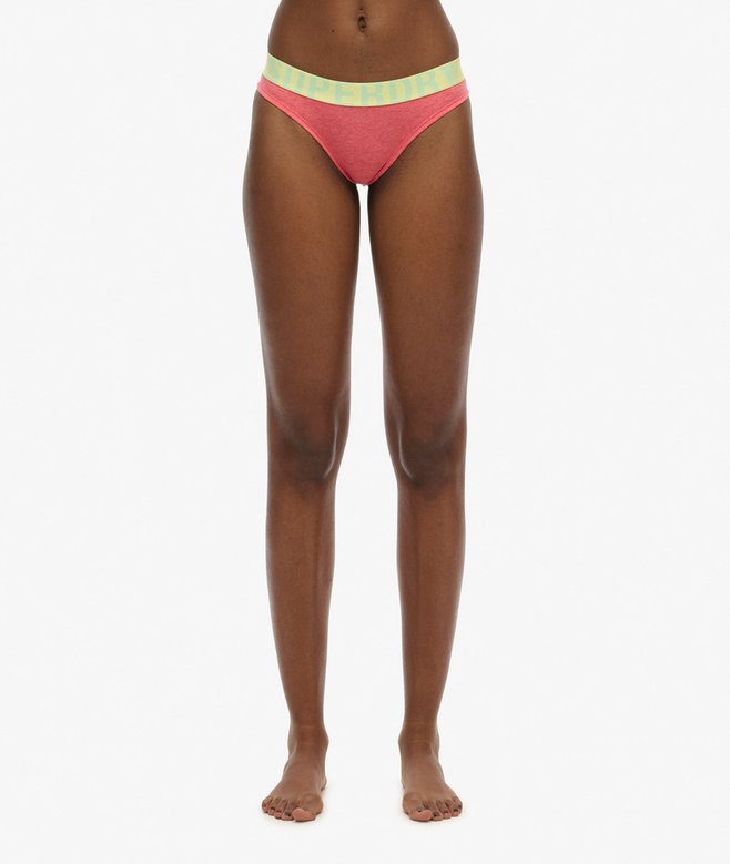 Superdry Organic Cotton Large Logo Bikini Briefs