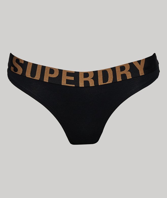 Superdry Organic Cotton Large Logo Bikini Briefs