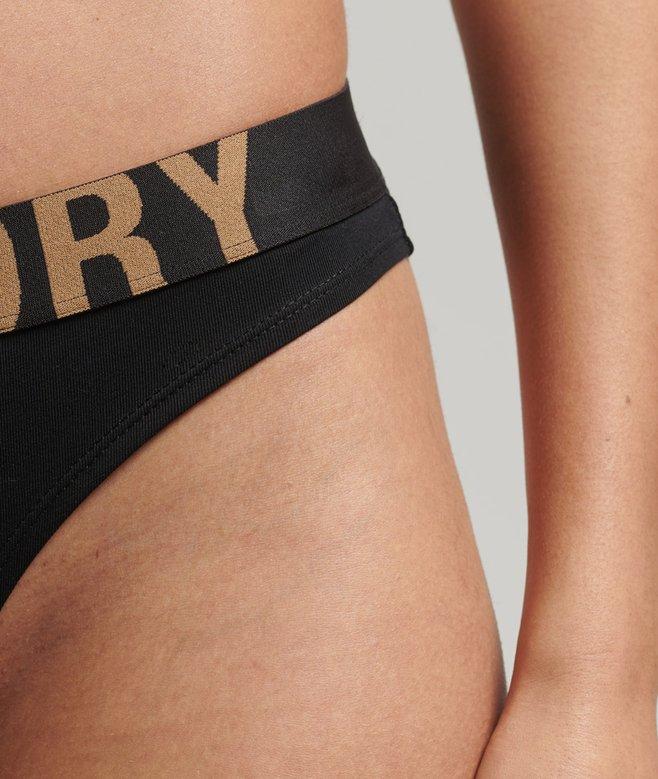 Superdry Organic Cotton Large Logo Bikini Briefs