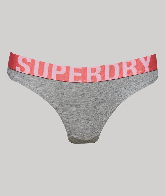 Superdry Organic Cotton Large Logo Bikini Briefs