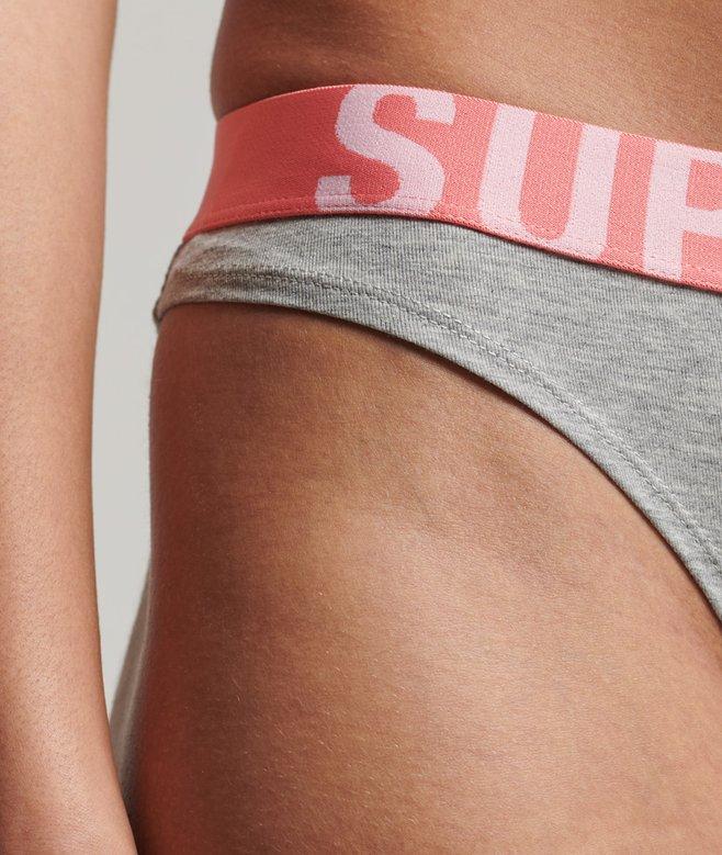 Superdry Organic Cotton Large Logo Bikini Briefs