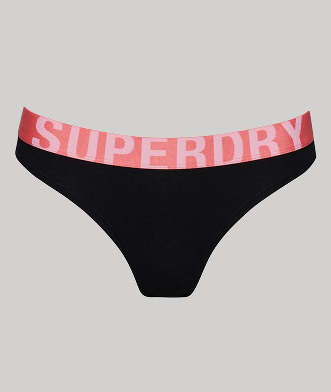 Superdry Organic Cotton Large Logo Bikini Briefs