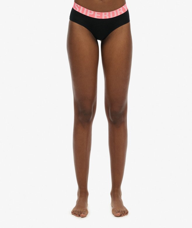 Superdry Organic Cotton Large Logo Hipster Briefs