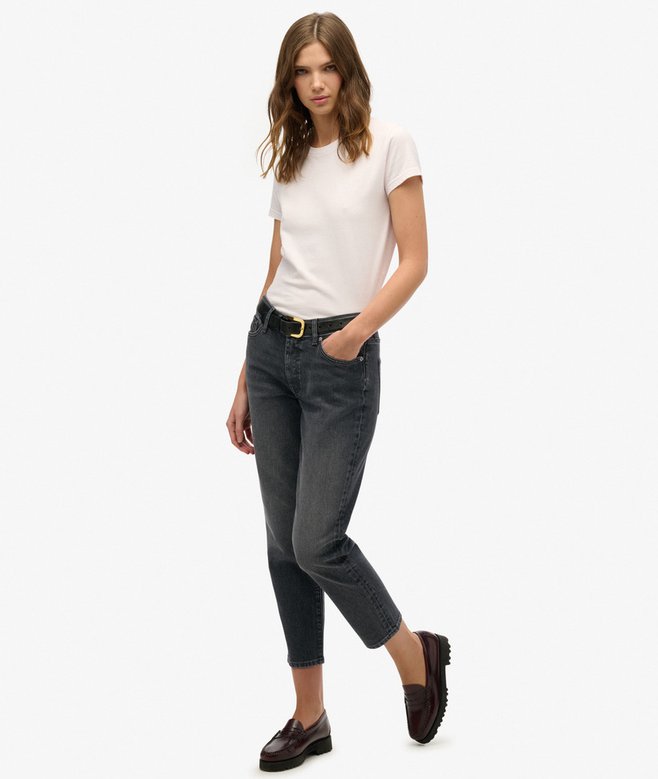 Superdry Organic Cotton Mid Rise Slim Jeans
