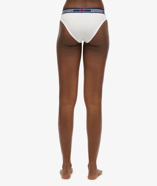 Superdry Organic Cotton Multi Logo Bikini Briefs