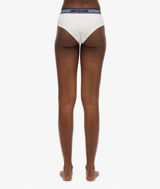 Superdry Organic Cotton Multi Logo Hipster Briefs