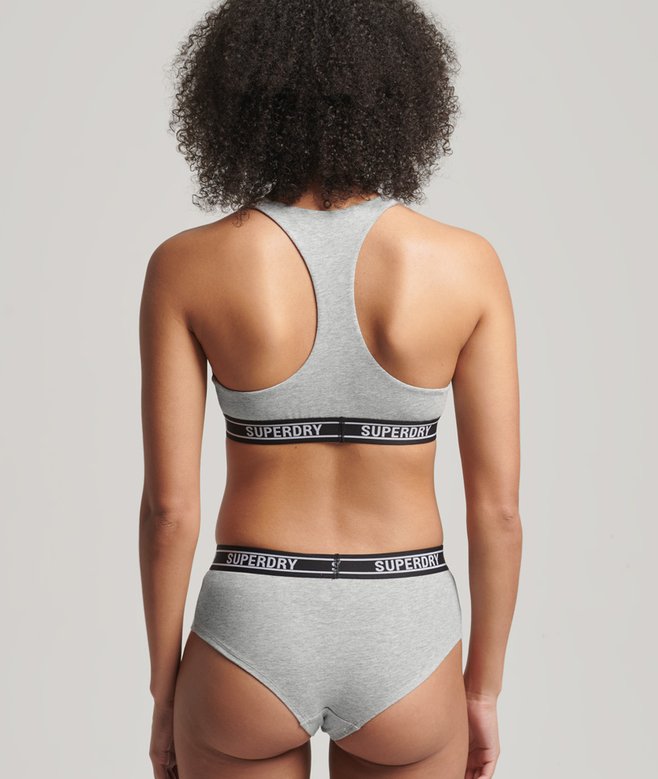 Superdry Organic Cotton Multi Logo Hipster Briefs