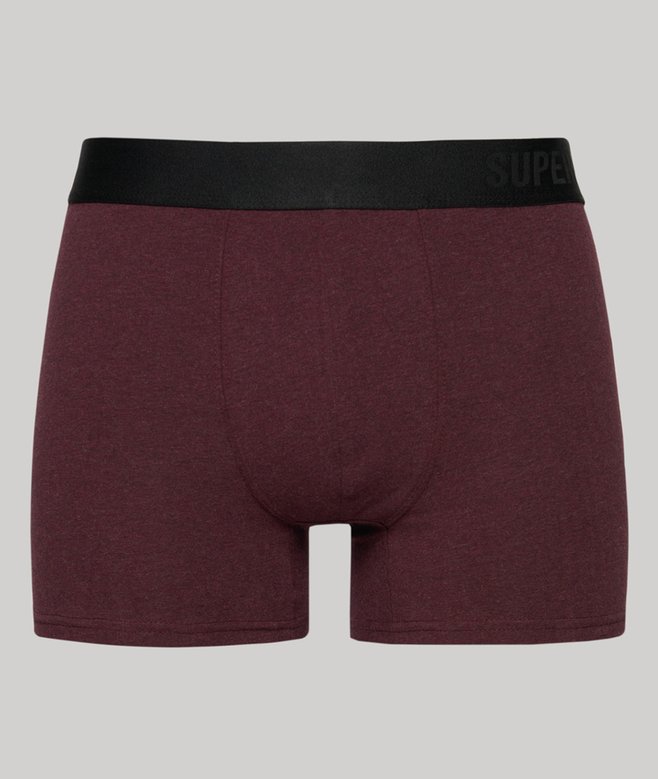 Superdry Organic Cotton Offset Boxer Double Pack