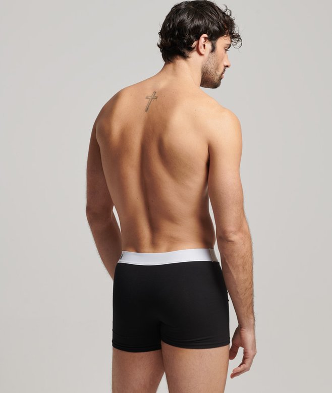 Superdry Organic Cotton Offset Boxer Double Pack