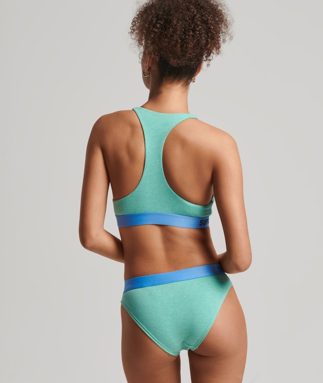 Superdry Organic Cotton Offset Logo Bikini Briefs