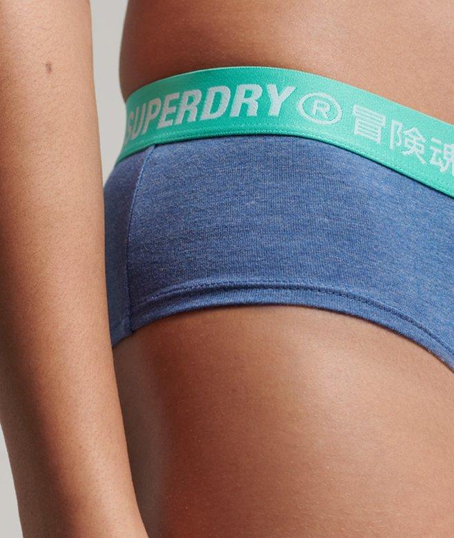Superdry Organic Cotton Offset Logo Hipster Briefs