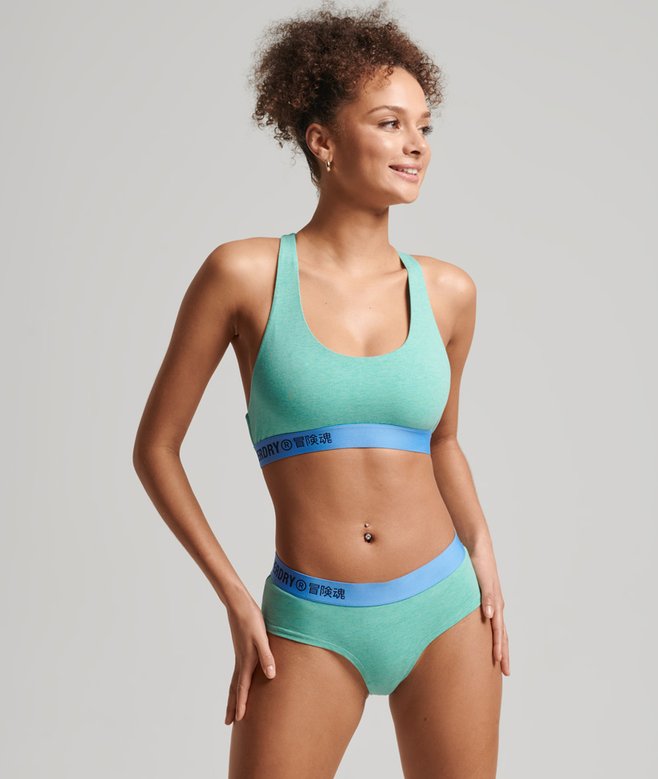 Superdry Organic Cotton Offset Logo Hipster Briefs