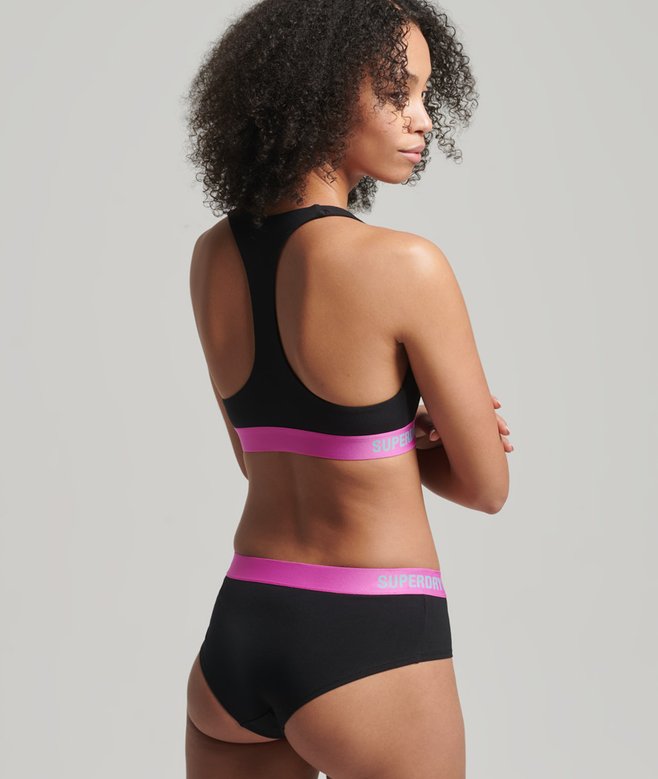 Superdry Organic Cotton Offset Logo Hipster Briefs