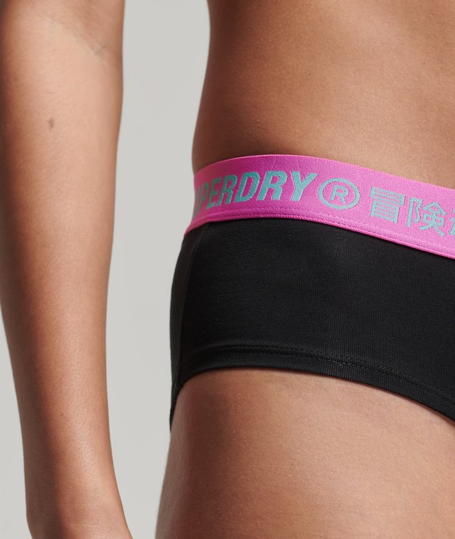 Superdry Organic Cotton Offset Logo Hipster Briefs