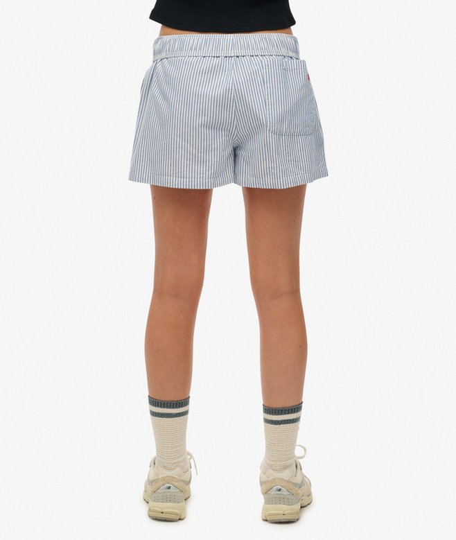 Superdry Organic Cotton Stripe Elasticated Shorts