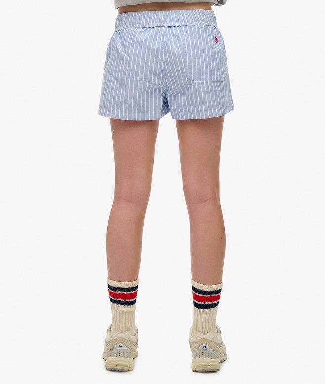 Superdry Organic Cotton Stripe Elasticated Shorts