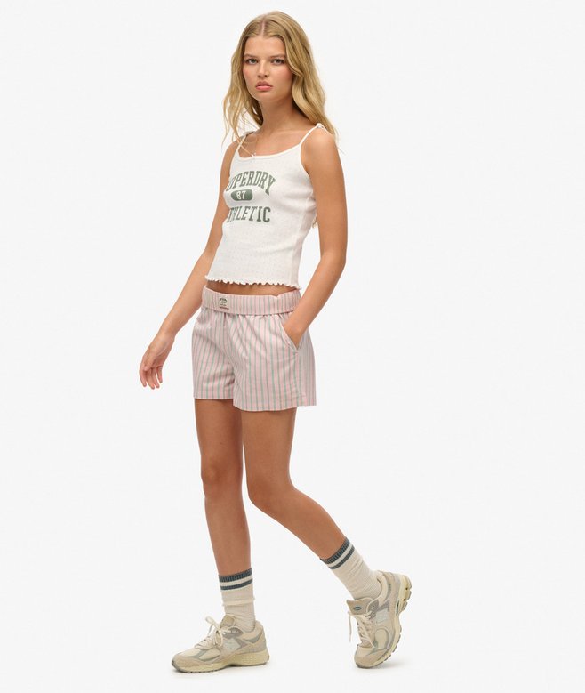 Superdry Organic Cotton Stripe Elasticated Shorts