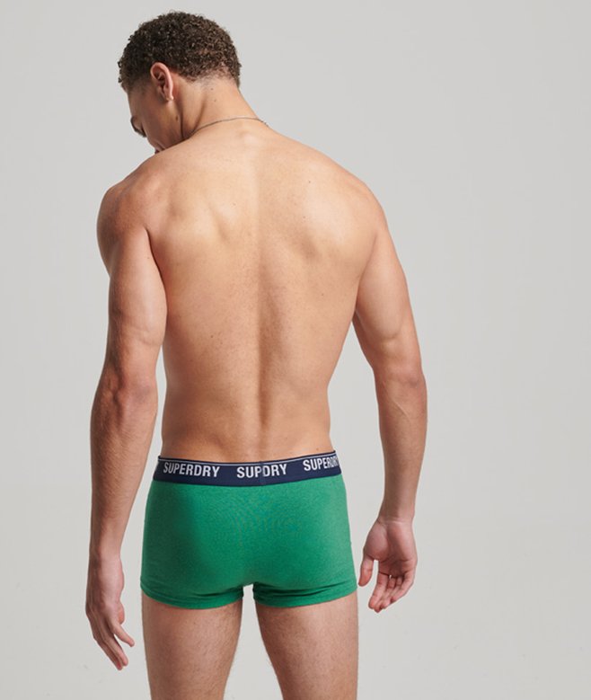 Superdry Organic Cotton Trunk Multi Double Pack