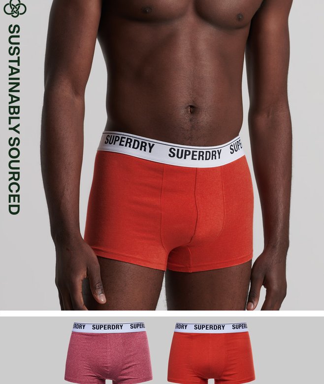 superdry Organic Cotton Trunk Multi Double Pack