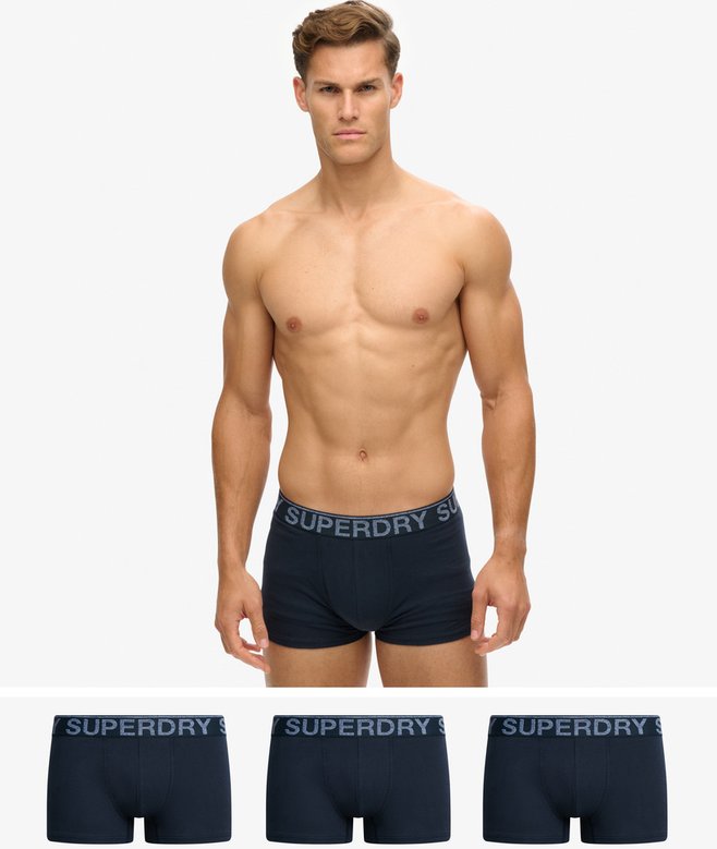 superdry Organic Cotton Trunk Triple Pack