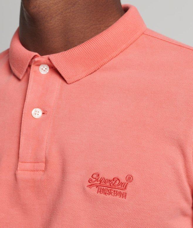 Superdry Organic Cotton Vintage Destroy Polo Shirt