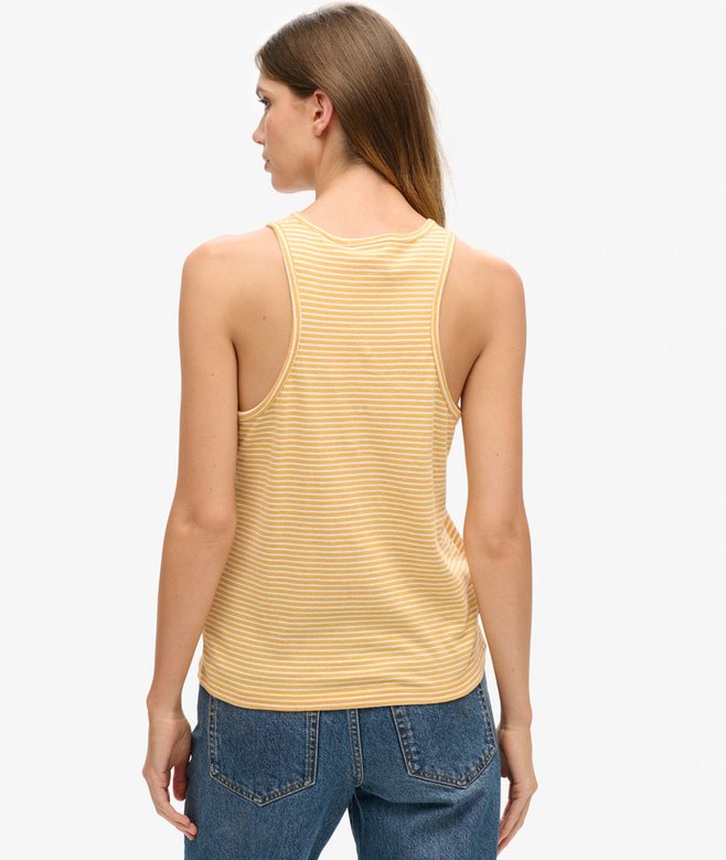 Superdry Organic Cotton Vintage Logo Stripe Vest