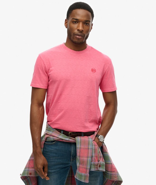 superdry Organic Cotton Vintage Texture T-Shirt