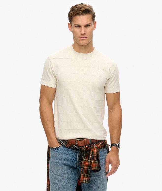 superdry Organic Cotton Vintage Texture T-Shirt