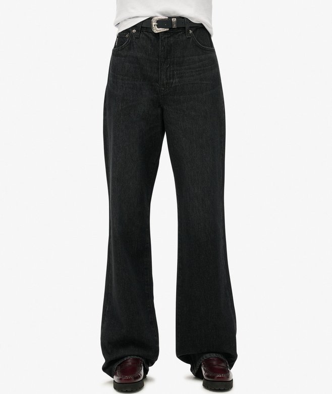 Superdry Organic Cotton Wide Leg Jeans
