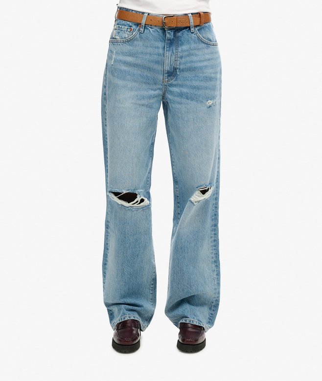 Superdry Organic Cotton Wide Leg Jeans