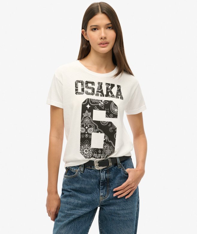 superdry Osaka 6 Bandana 90s T-Shirt
