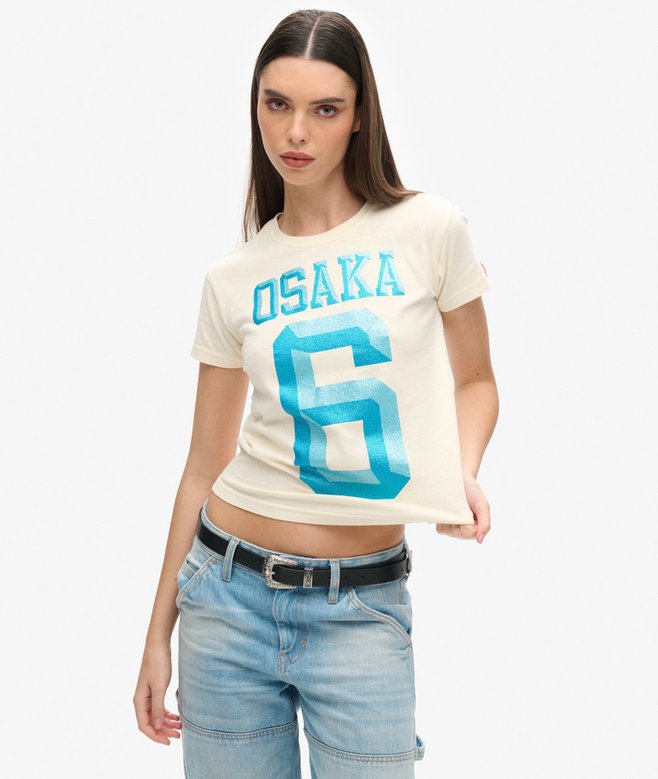 superdry Osaka 6 Embellished 90s T-Shirt