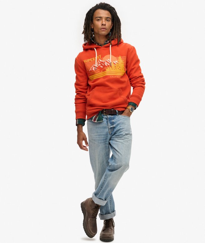 Superdry Outdoor Graphic Stripe Hoodie