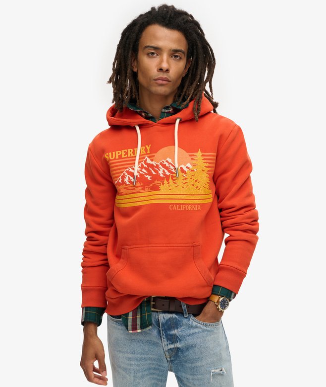 superdry Outdoor Graphic Stripe Hoodie