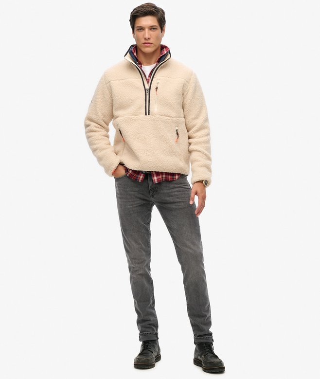 Superdry Outdoor Half Zip Sherpa Fleece